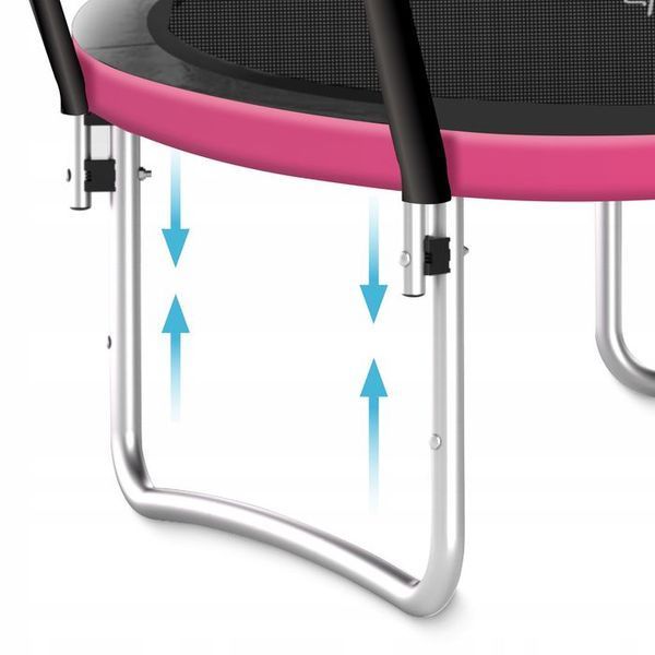 Батут із внутрішньою сіткою 4FIZJO PRO 10FT 312 см Black/Pink (P-5907739314604) 150653-2692 фото