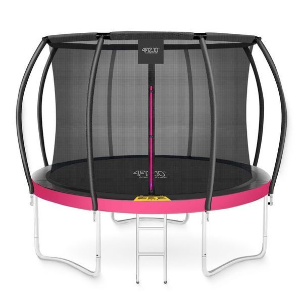 Батут із внутрішньою сіткою 4FIZJO PRO 10FT 312 см Black/Pink (P-5907739314604) 150653-2692 фото
