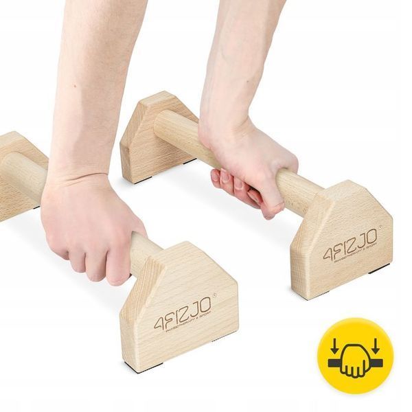 Упори для віджимань (паралетси) 4FIZJO 40 см дерев'яні (P-5905973407045) P-5905973407045 фото