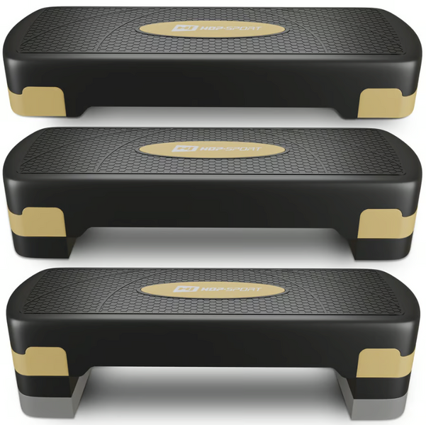 Степ платформа Hop-Sport HS-PP033AS чорно-золота 5902308235335 фото