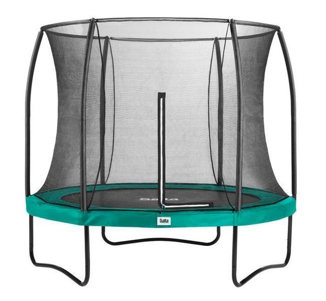 Батут Salta Comfort Edition 251 см з захисною сіткою Green 5074G 2643-09 фото