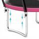 Батут із внутрішньою сіткою 4FIZJO PRO 10FT 312 см Black/Pink (P-5907739314604) 150653-2692 фото 9