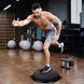 Балансувальна півсфера Gymtek G-42644 Чорна &ndash; тренажер для балансу, силових і кардіо вправ вдома 5905884426449 фото 2