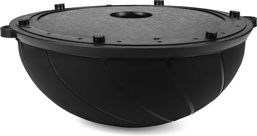 Балансувальна півсфера Gymtek G-42644 Чорна &ndash; тренажер для балансу, силових і кардіо вправ вдома 5905884426449 фото