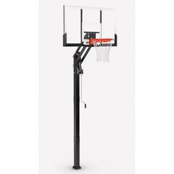 Баскетбольна стаціонарна стійка Spalding Gold In Ground 54" Acrylic 101615-04 фото