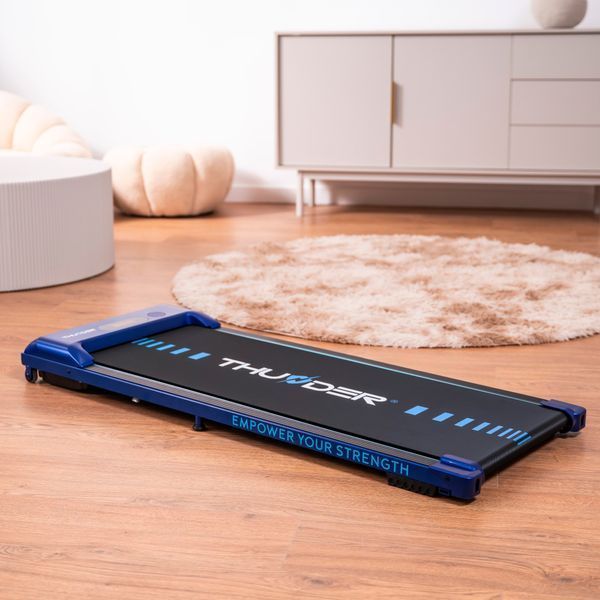 Бігова доріжка електрична з TFT-дисплеєм THUNDER IGNITE-S-TFT-BLACK 5 к.с., автоматичний нахил, Wi-Fi IDEA-BLUE фото