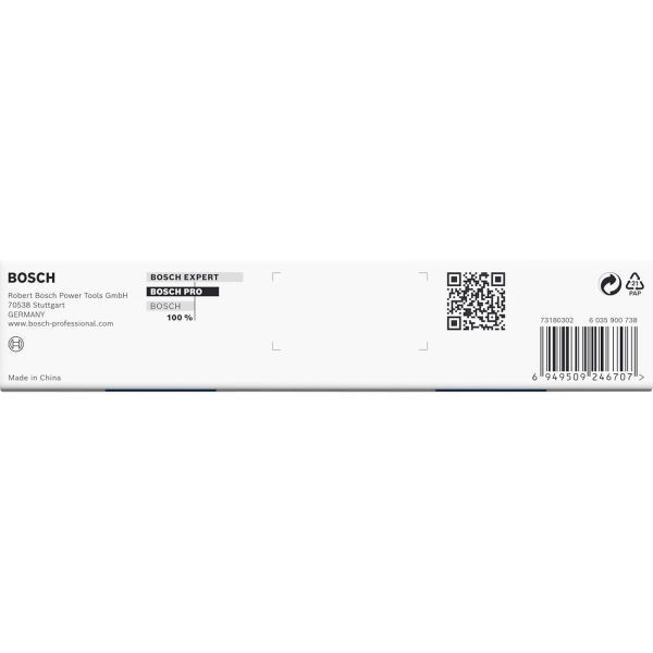 Набір ударних торцевих головок Bosch Professional Standart 9шт 1/4" 25мм 2.608.003.034 фото