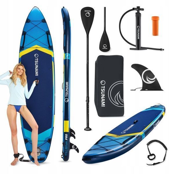 Надувна SUP дошка TSUNAMI PRO 350 см з веслом T13 (P-5905973405614) P-5905973405614 фото