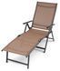 Садовий лежак з алюмінієвою рамою BOLZANO DV-006ASL - коричневий 17303-1664 фото 1