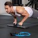 Дошка для віджимань багатофункціональна Gymtek G-66518 Різнобарвна / Чорна &ndash; тренажер 2-в-1 з еспандерами для дому та подорожей 5907766665182 фото 4