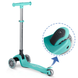 Дитячий триколісний самокат Ricokids Glow бірюзовий 765700 фото 8