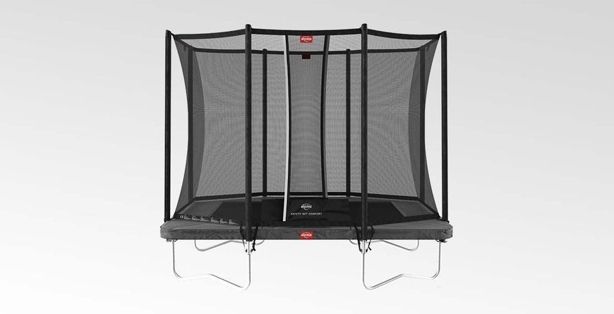Батут Berg Ultim Favorit Grey 280x190 см з захисною сіткою Comfort 2535-3103 фото