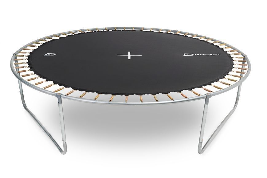 Батут Hop-Sport з внутрішньою сіткою (4 ноги) 10ft (305cm) Чорно-зелений 2897-1664 фото