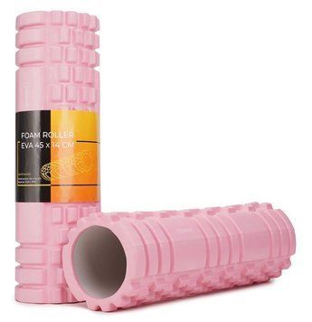 Масажний ролик Cornix EVA 45 x 14 см (валик, роллер) XR-0037 Light Pink 148329-2692 фото