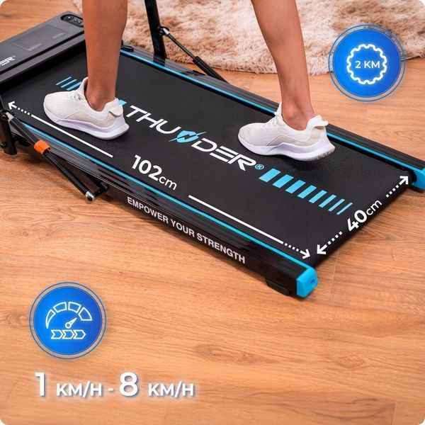 Бігова доріжка електрична THUNDER VIVA PRO для дому з Bluetooth і складною конструкцією VIVA-PRO фото