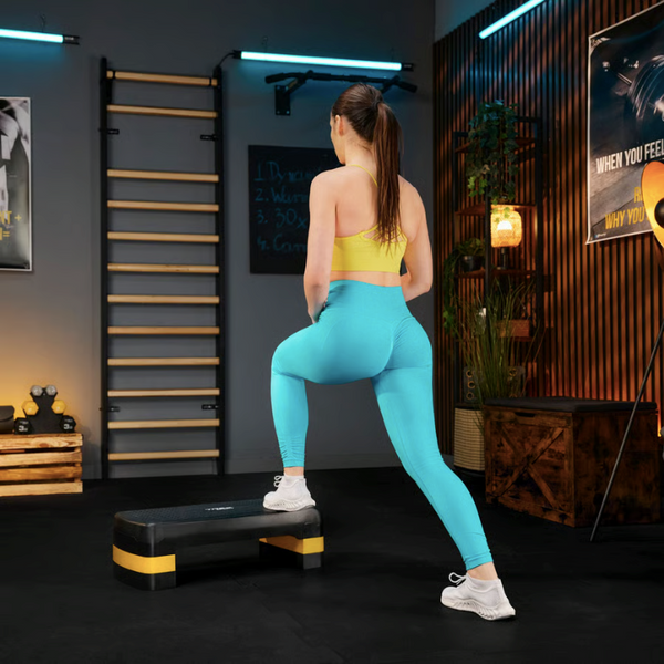Степ платформа Trex Sport TX-030AS 3 рівнева чорно-жовтий 5902308235366 фото