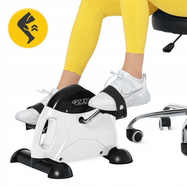 Міні велотренажер 4FIZJO Active 2 в 1 для рук та ніг White/Black (P-5905973406413) P-5905973406413 фото