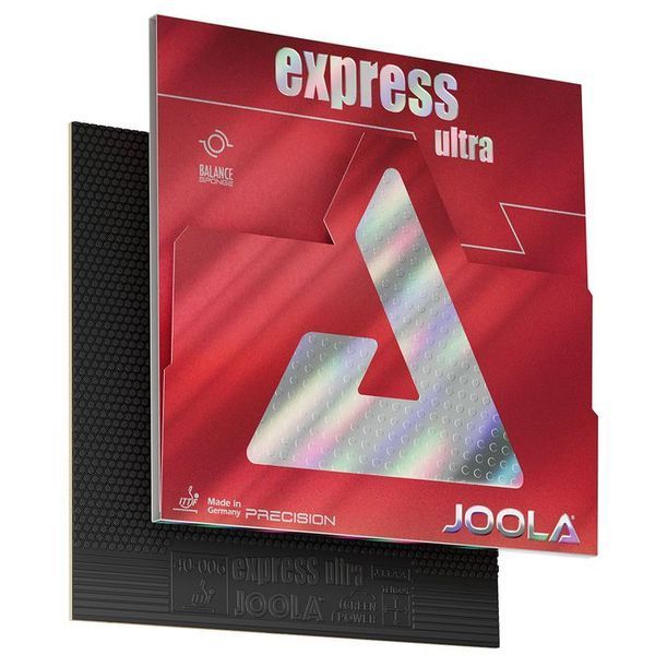 Накладка для ракетки Joola Express Ultra 2.0 Red &mdash; контроль і швидкість для настільного тенісу 931919 фото