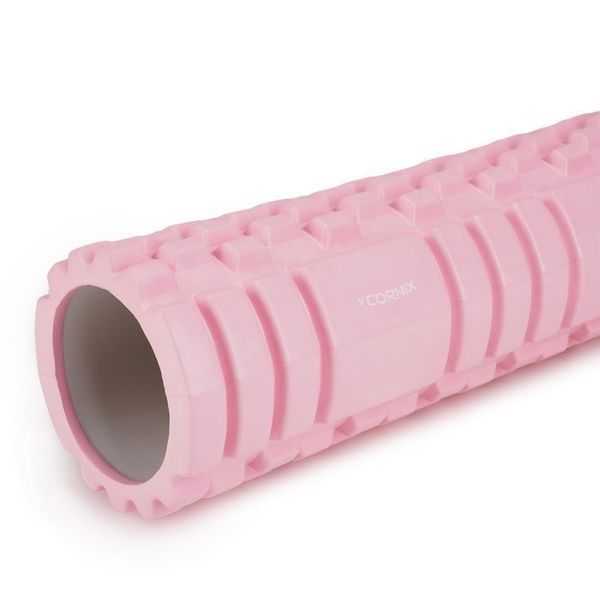 Масажний ролик Cornix EVA 45 x 14 см (валик, роллер) XR-0037 Light Pink 148329-2692 фото