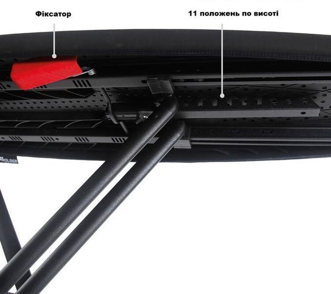 Дошка для прасування Rolser K-Surf Black Tube Plata (K07002-1029) 931466 фото