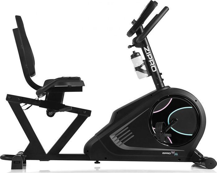 Велотренажер горизонтальний електромагнітний Zipro Iconsole+ Glow чорний 5901793678245 фото