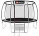 Батут Hop-Sport Premium з внутрішньою сіткою 12ft (366cm) Чорно-сірий 2901-1664 фото 4