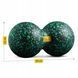 Масажний м'яч подвійний 4FIZJO EPP DuoBall 12 Black/Green (P-5907222931325) 147919-2692 фото 6