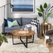 Журнальний столик Leobert Fleksi круглий в стилі Loft 104720-1664 фото 4
