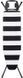 Дошка для прасування Rolser K-S Black Tube Blanco/Negro &ndash; стійка, регульована по висоті, термостійка підставка 931975 фото 1