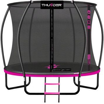Батут THUNDER INSIDE ULTRA з внутрішньою сіткою 8 футів 244 см чорно-рожевий INSIDE-ULTRA-8FT-PINK фото
