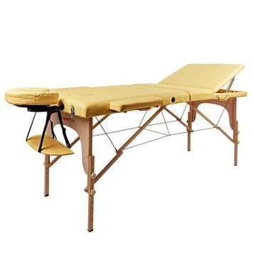 Масажний стіл inSPORTline Japane 3-Piece Wooden золотистий 9408-3 фото