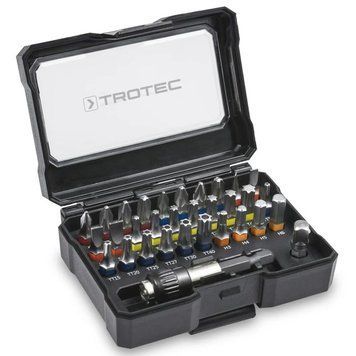 Набір біт Trotec PSCS Screwdriver 32 pieces Bit Set (6200001001) DAS302814 фото