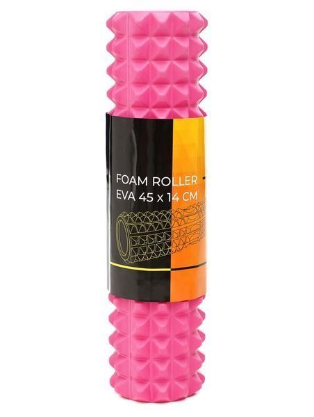 Масажний ролик Cornix EVA 45 x 14 см (валик, роллер) XR-0332 Pink XR-0332 фото
