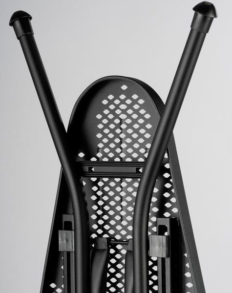 Дошка для прасування Rolser K-S Black Tube Blanco/Negro &ndash; стійка, регульована по висоті, термостійка підставка 931975 фото