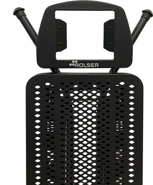 Дошка для прасування Rolser K-S Black Tube Blanco/Negro &ndash; стійка, регульована по висоті, термостійка підставка 931975 фото