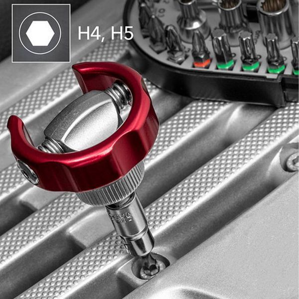 Викрутка з набором біт Trotec 40 pieces Bit and Socket Wrench Set (6200001005) DAS302815 фото