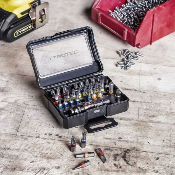 Набір біт Trotec PSCS Screwdriver 32 pieces Bit Set (6200001001) DAS302814 фото