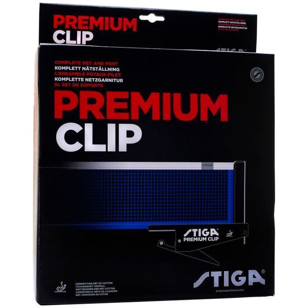 Сітка для настільного тенісу Stiga Premium Clip ITTF (639000) 931821 фото