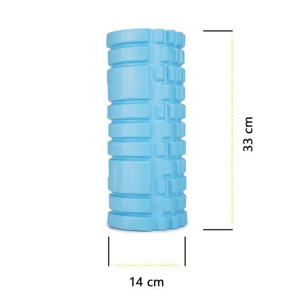 Масажний ролик Cornix EVA 33 x 14 см (валик, роллер) XR-0030 Sky Blue 15671-2692 фото