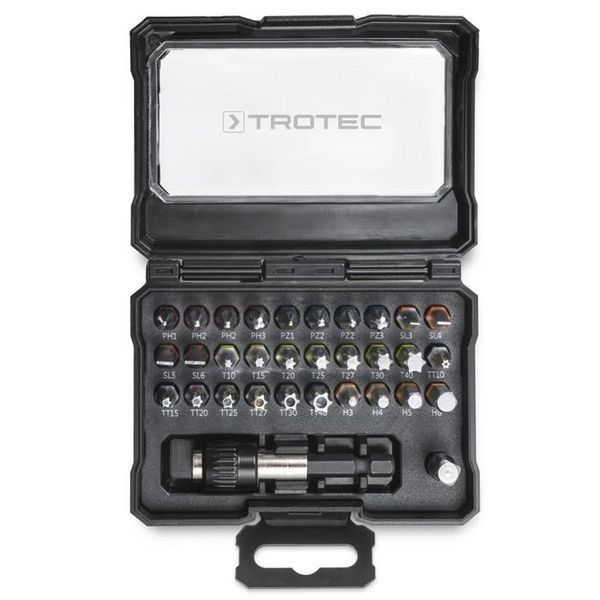 Набір біт Trotec PSCS Screwdriver 32 pieces Bit Set (6200001001) DAS302814 фото
