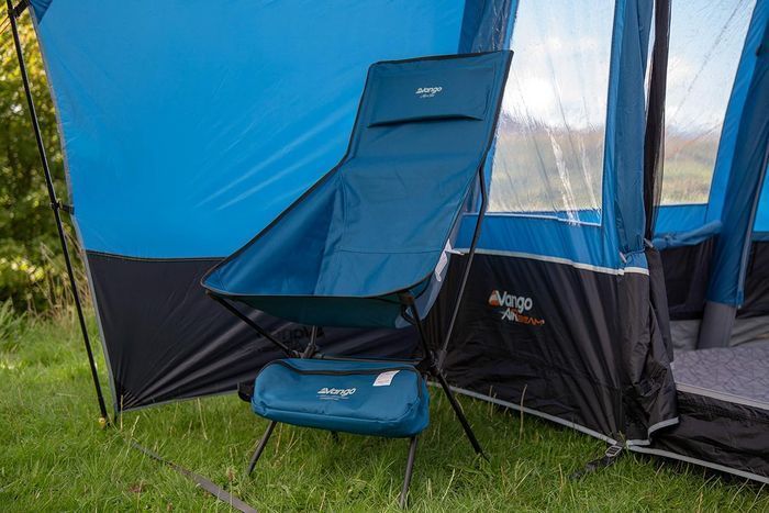 Стілець кемпінговий Vango Micro Tall Recline Chair Mykonos Blue (CHUMICRO0000001) 148925-1285036 фото
