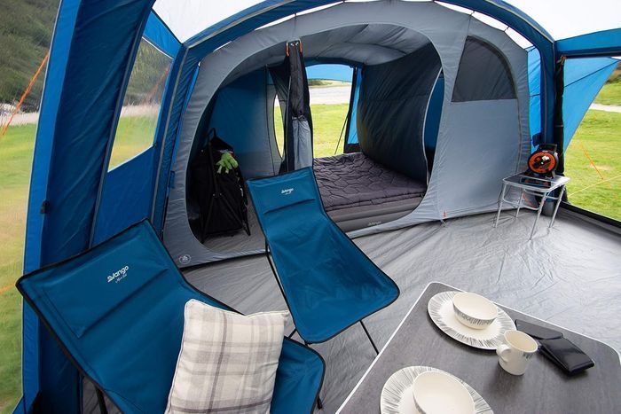 Стілець кемпінговий Vango Micro Tall Recline Chair Mykonos Blue (CHUMICRO0000001) 148925-1285036 фото