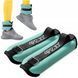 Обважнювачі-манжети для ніг та рук 4FIZJO 2 x 0.5 кг Black/Turquoise (P-5907739311887) P-5907739311887 фото 1