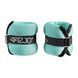 Обважнювачі-манжети для ніг та рук 4FIZJO 2 x 0.5 кг Black/Turquoise (P-5907739311887) P-5907739311887 фото 5