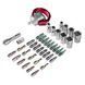 Викрутка з набором біт Trotec 40 pieces Bit and Socket Wrench Set (6200001005) DAS302815 фото 5