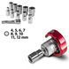 Викрутка з набором біт Trotec 40 pieces Bit and Socket Wrench Set (6200001005) DAS302815 фото 18