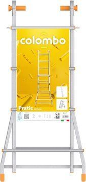 Драбина телескопічна Colombo Pratic 4+4 Steel (PRATIC4+4ACC) 932113 фото