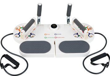 Дошка для віджимань 3-в-1 Gymtek Multi Push Up G-42671 Білий з інтелектуальним таймером та антиковзкою поверхнею 5905884426715 фото