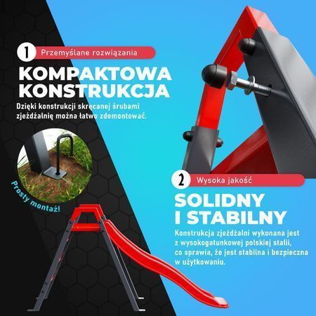 Садова гірка модульна металева дитяча KSOZ013S K-Sport KS-400 фото
