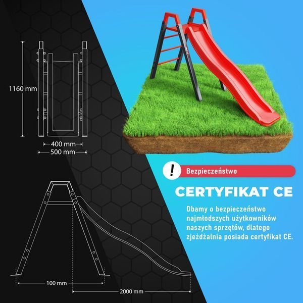Садова гірка модульна металева дитяча KSOZ013S K-Sport KS-400 фото